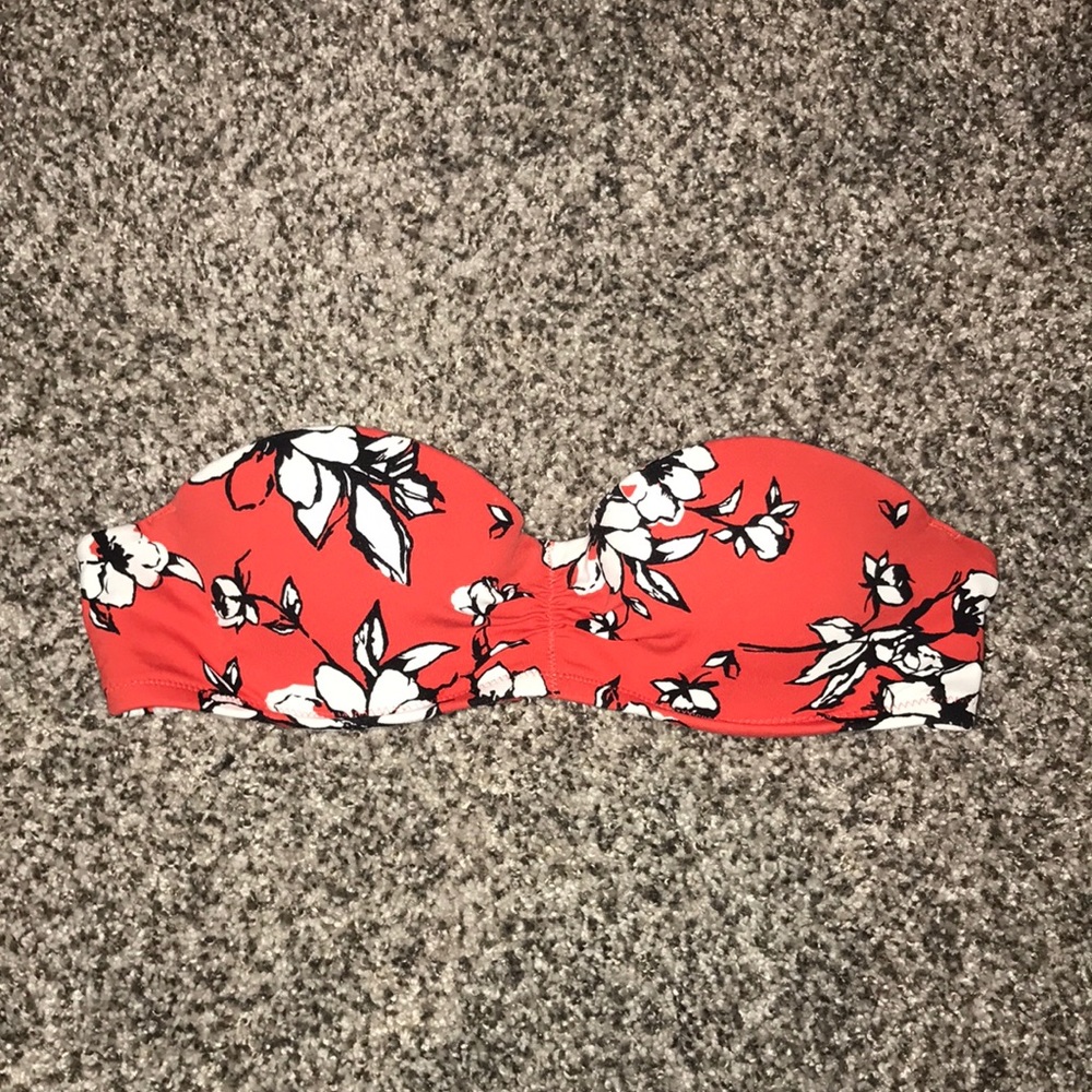 Red Abercrombie and Fitch Bikini Top